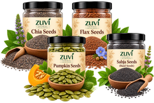 Smoothie Seed Blend - Chia Seeds | Flax Seeds | Pumpkin Seeds | Sabja Seeds