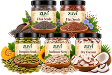Breakfast Sprinkle Mix - Chia Seeds | Flax Seeds | Pumpkin Seeds | Sunflower Seeds | Dry Coconut