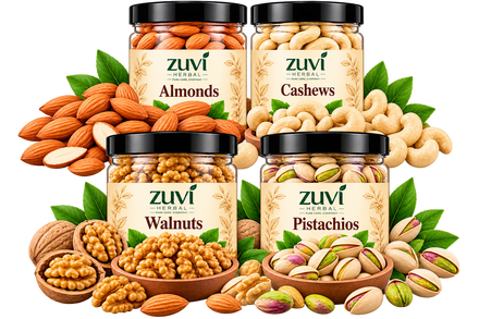 Premium Nuts Mix - Almonds | Cashews | Walnuts | Pistachios