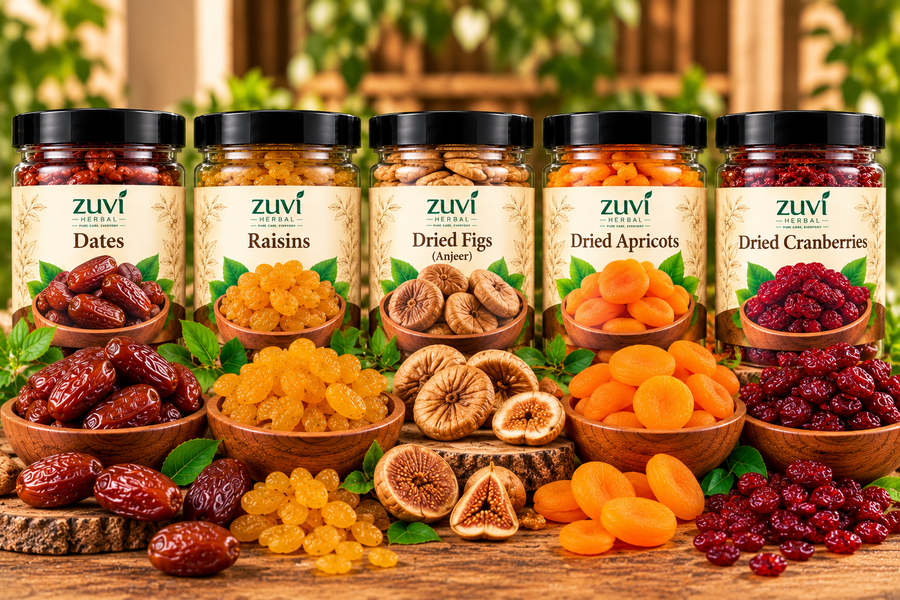 Mixed Dry Fruits - Dates | Raisins | Dried Figs | Dried Apricots | Dried Cranberries