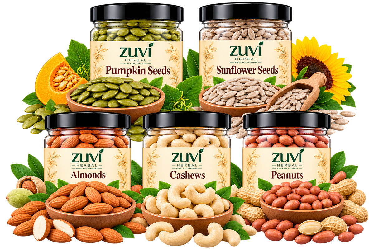 Seeds & Nuts Mix - Pumpkin Seeds | Sunflower Seeds | Almonds | Cashews | Peanuts