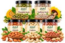 Seeds & Nuts Mix - Pumpkin Seeds | Sunflower Seeds | Almonds | Cashews | Peanuts