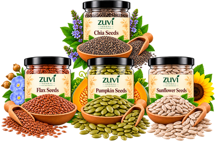 Mixed Seeds - Chia Seeds | Flax Seeds | Pumpkin Seeds | Sunflower Seeds