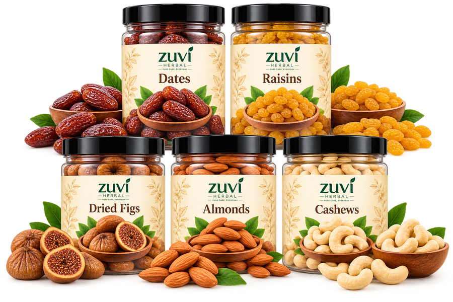 Panchmeva Sweet Mix - Dates | Raisins | Dried Figs | Almonds | Cashews