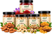 Kesar Dessert Combo - Kashmiri Kesar | Cashews | Raisins | Almonds | Pistachios