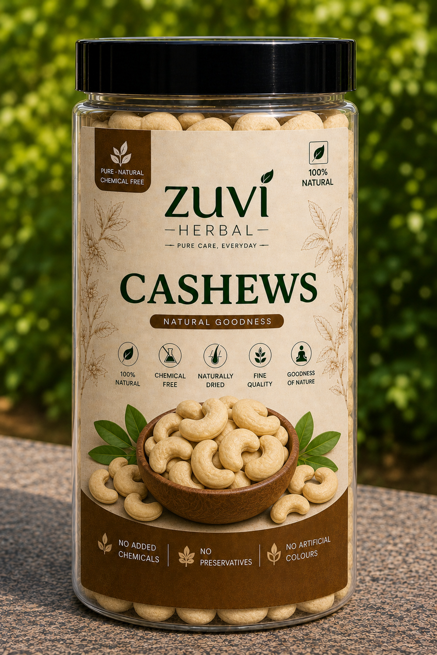 Zuvi Herbal Cashews – Natural Nuts