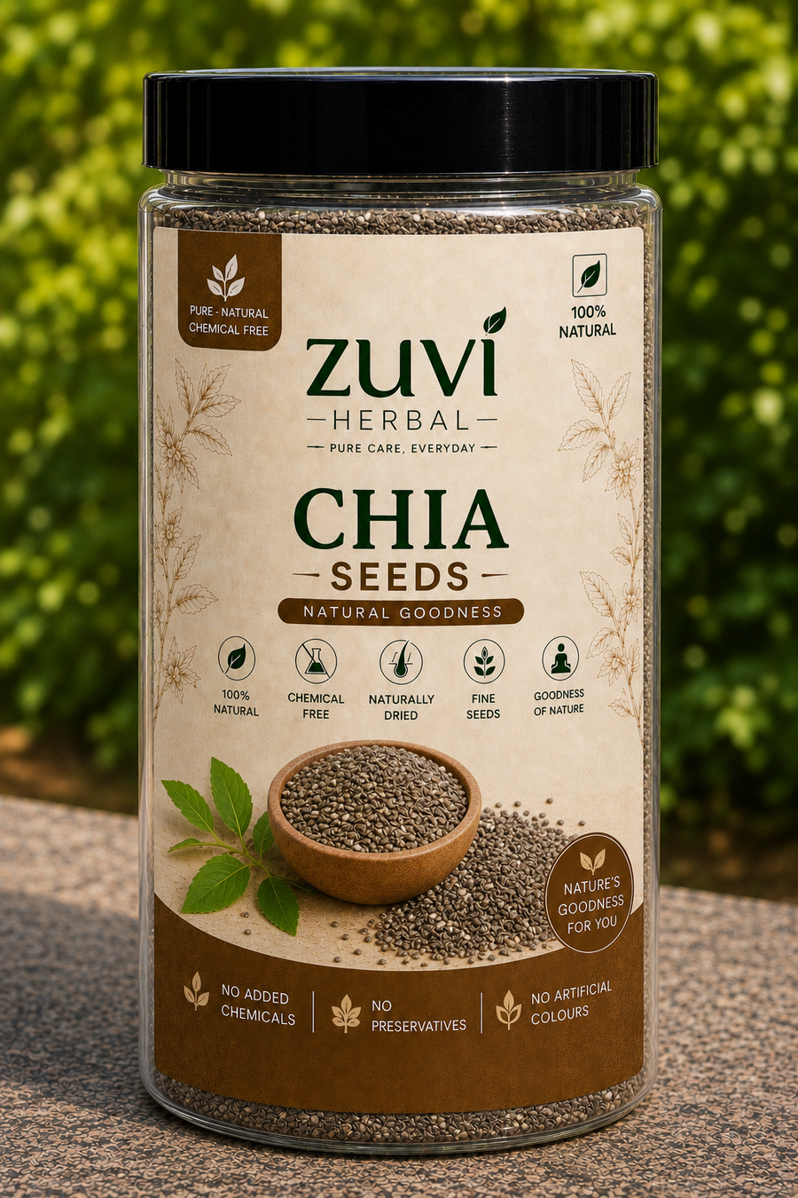 Zuvi Herbal Chia Seeds – Natural Seeds
