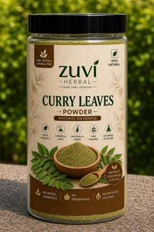 Zuvi Herbal Curry Leaves Powder – Natural Herbal Powder
