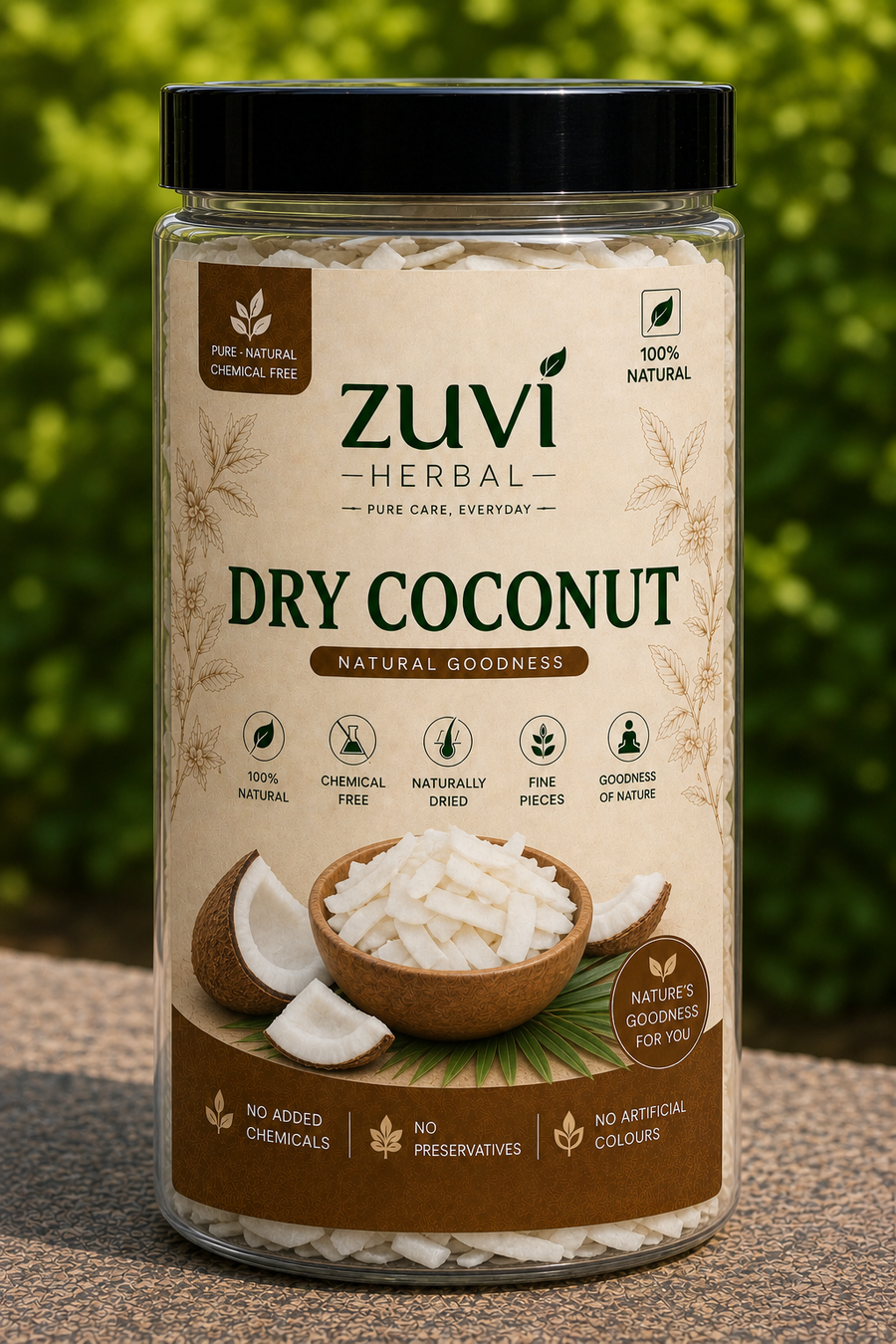 Zuvi Herbal Dry Coconut – Natural Dry Fruit