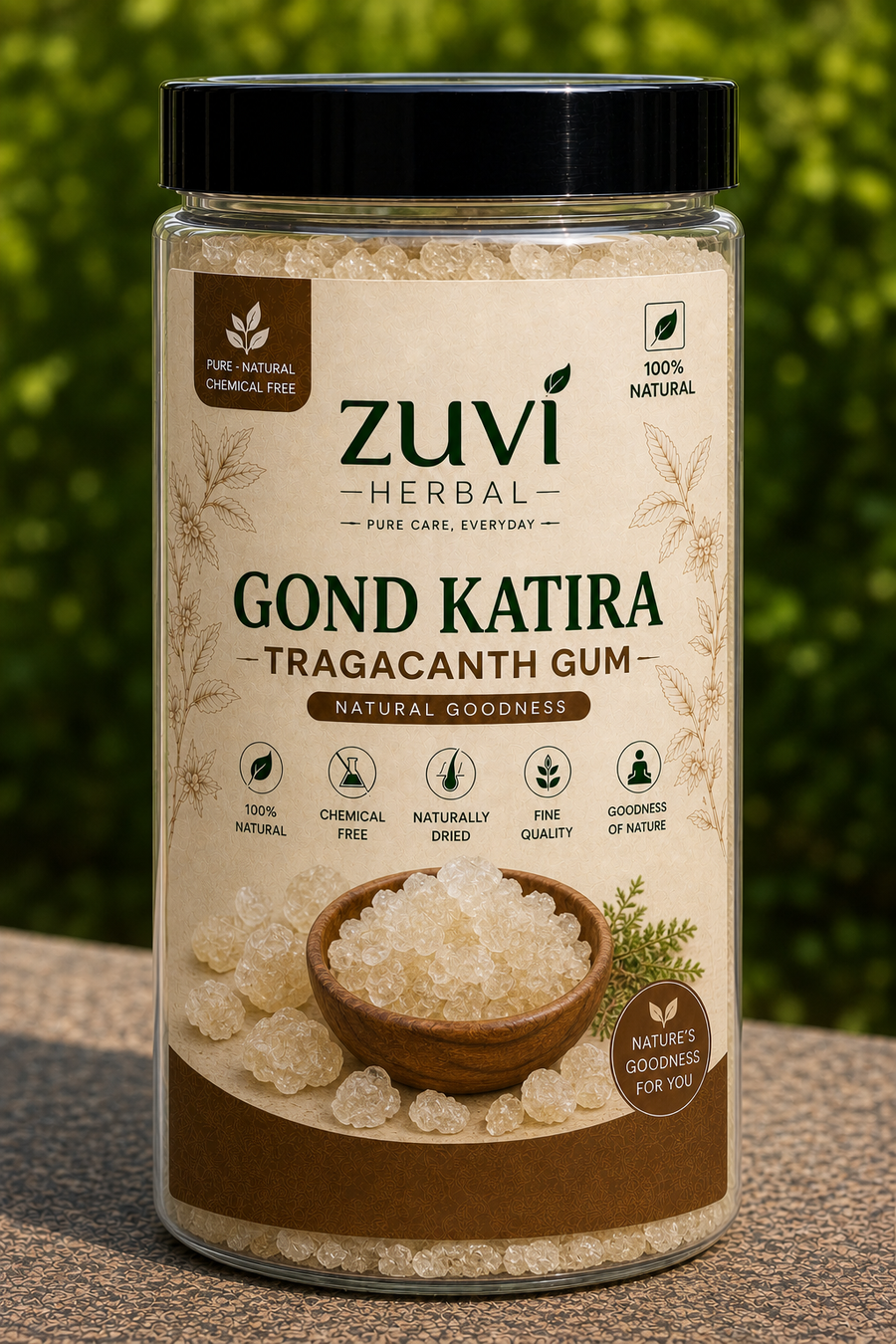 Zuvi Herbal Gond Katira / Tragacanth Gum – Natural Whole Herb