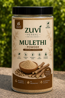 Zuvi Herbal Mulethi Powder – Natural Herbal Powder