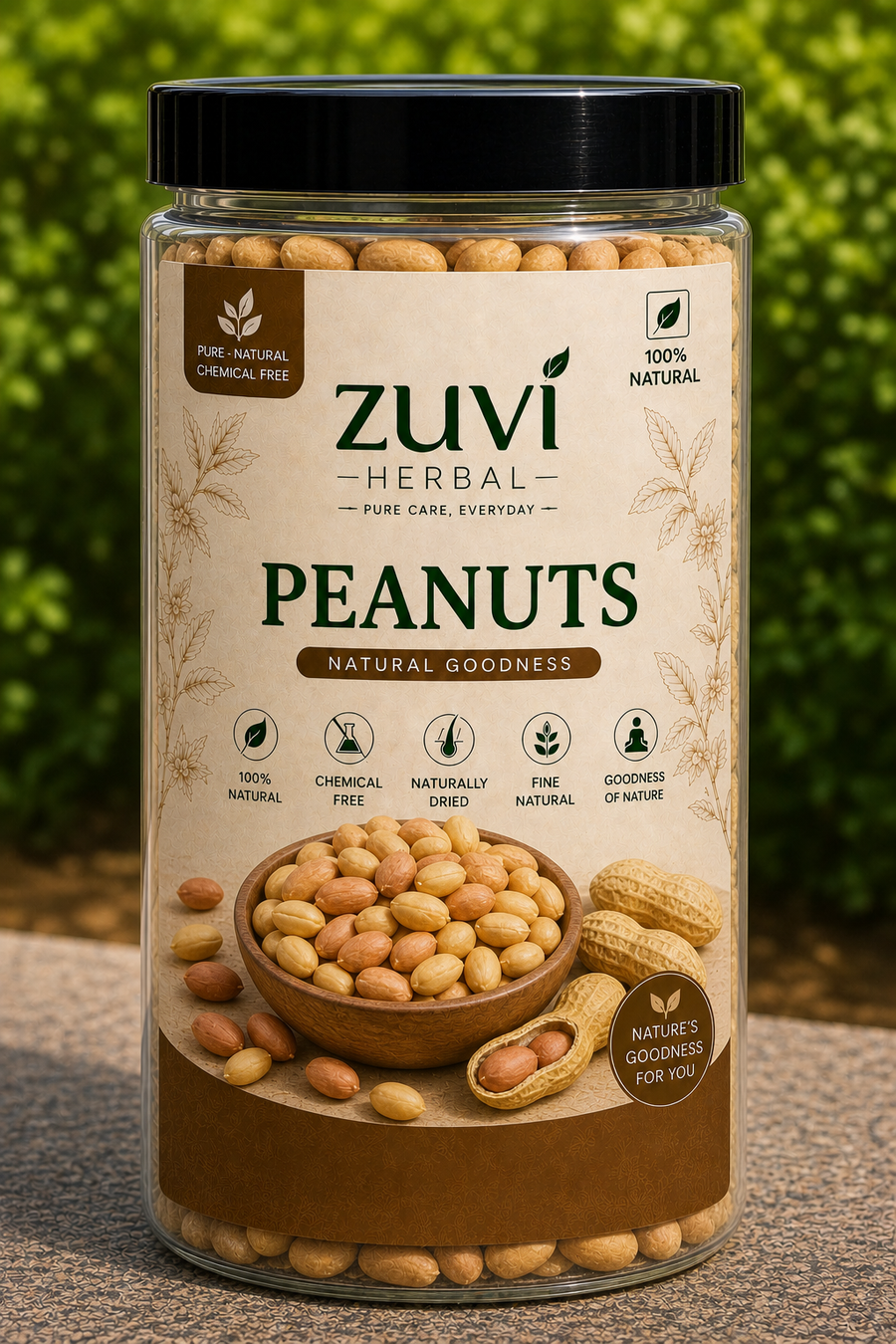 Zuvi Herbal Peanuts – Natural Nuts