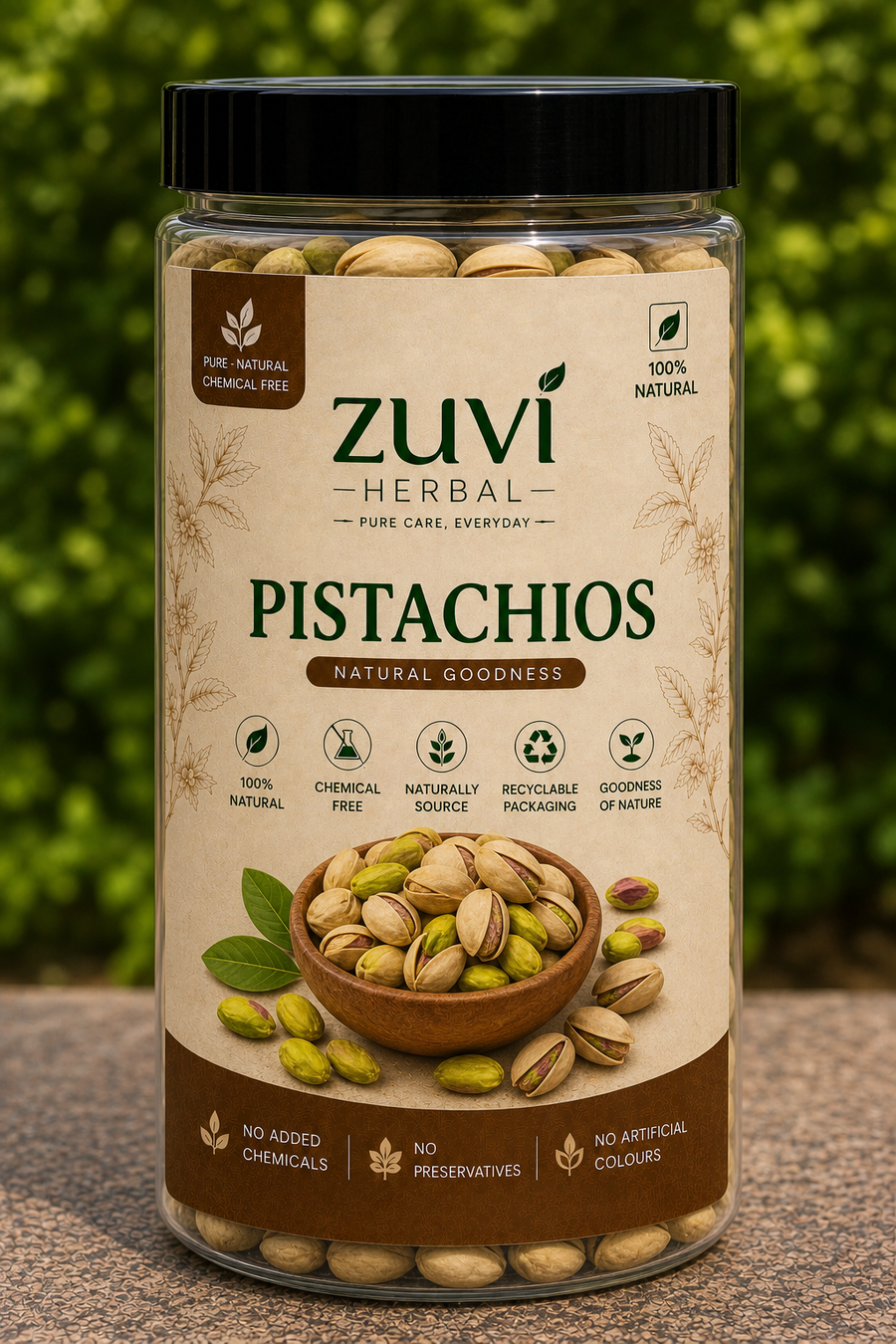 Zuvi Herbal Pistachios – Natural Nuts